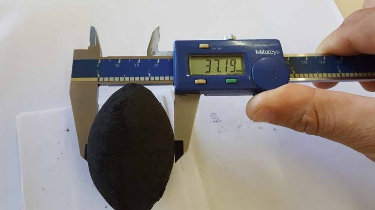 Dimensão do Briquete BRL-35